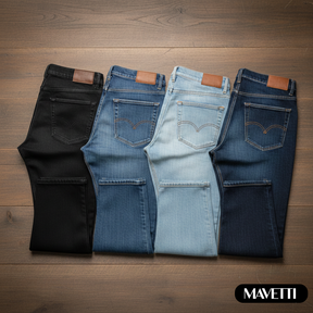 Calça Jeans Masculina com Elastano - Kit 4 Unidades