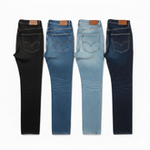 Calça Jeans Masculina com Elastano - Kit 4 Unidades